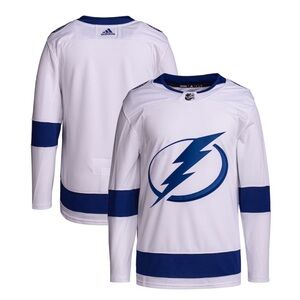 NHL Adidas Men’s Tampa Bay Lightning Away Authentic Hockey Jersey Size 52 Large